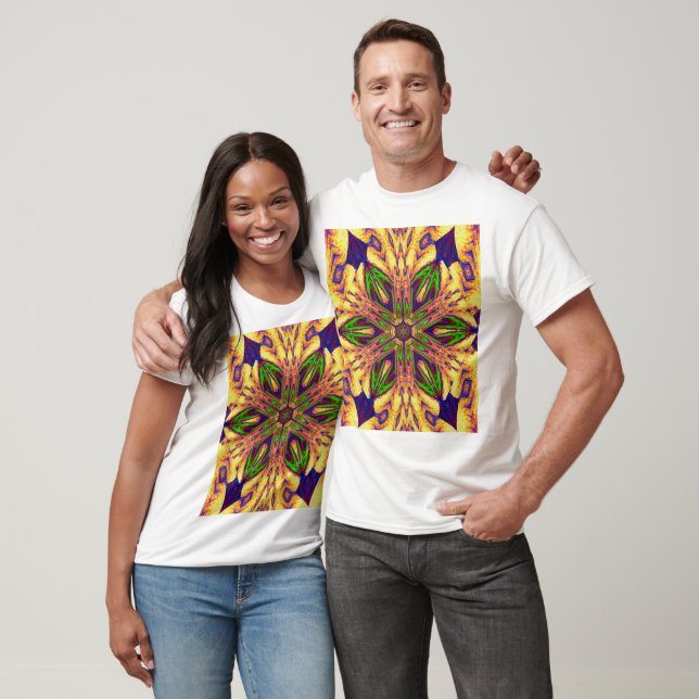T-shirt Garden Flower In Summer 2 Bohemian Floral Graphic (Unisexe)