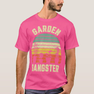 T-shirt Garden Gangster Shirt Retro Vintage Cadeau Funny G