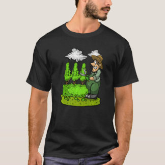 T-shirt Garden Gardening Prune Middle Finger Prune Hedge G