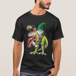T-shirt Garden Gnome Casquette T Rex Dinosaur Drôle Jardin