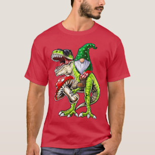 T-shirt Garden Gnome Casquette T Rex Dinosaur Drôle Jardin