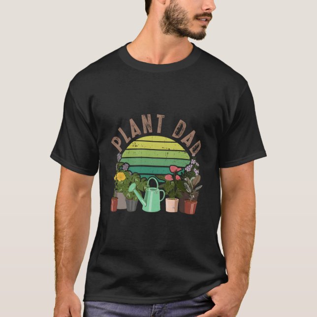 T-shirt Gardener Dad Botanical Nature Garden Plant Daddy (Devant)