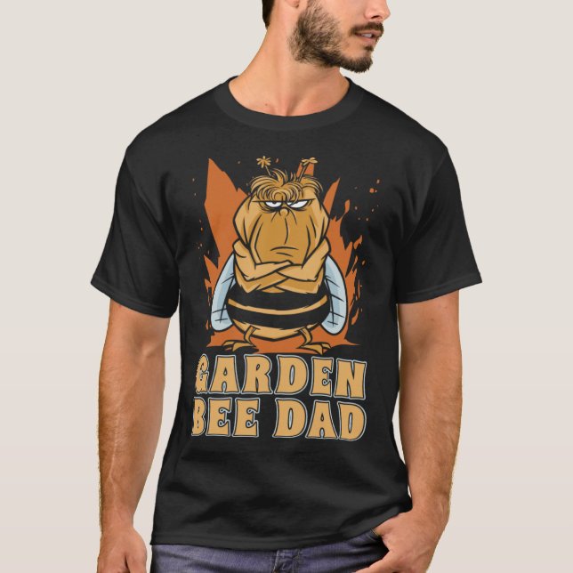 T-shirt Gardener Dad Flowers Garden  Plants Gardening Bees (Devant)