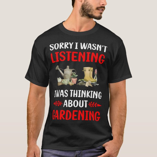 T-shirt Gardener de jardinage (Devant)