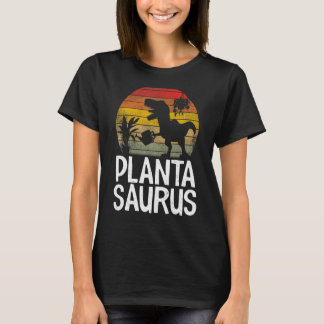 T-shirt Gardener Maman Plante Dinosaur Plantasaurus Garden