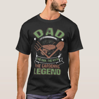 T-shirt Gardener Papa Pour Papa Jardiner