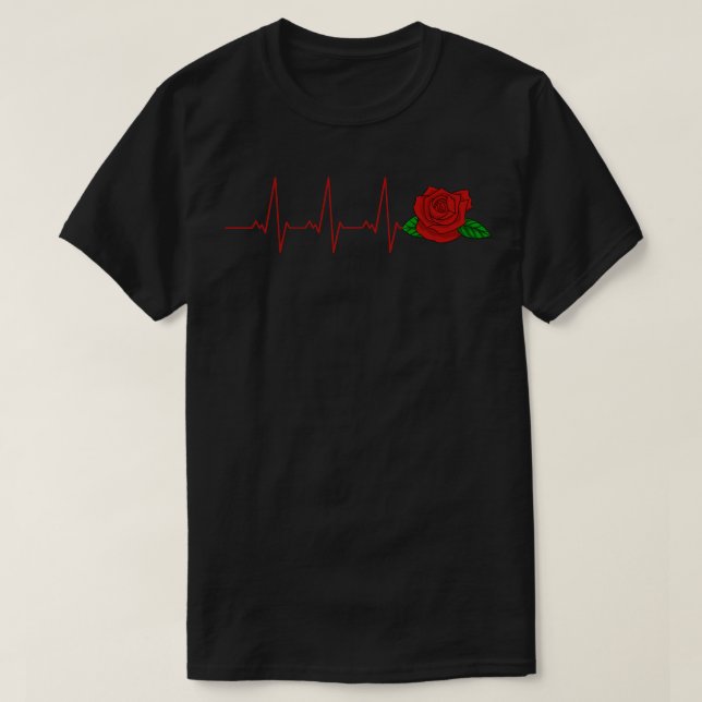 T-shirt Gardener Rose aux fleurs (Design devant)