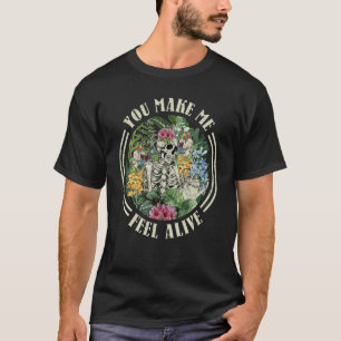 T-shirt Gardener Squelette Jardinage Graphisme Cool Hortic