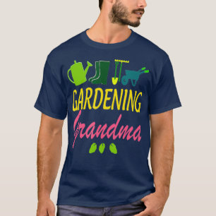 T-shirt Gardening Grandma charmante amante jardinage pour