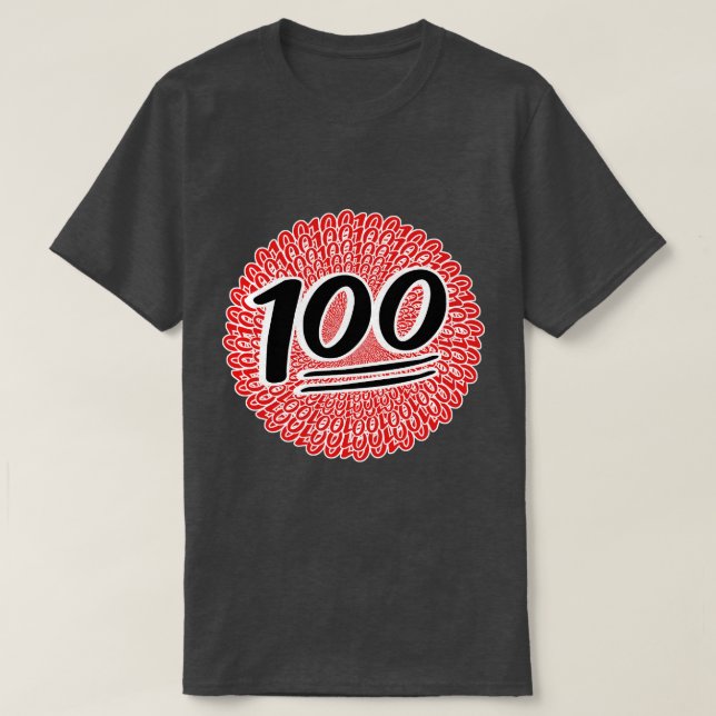T-shirt Garder 100 pour la vie (Design devant)