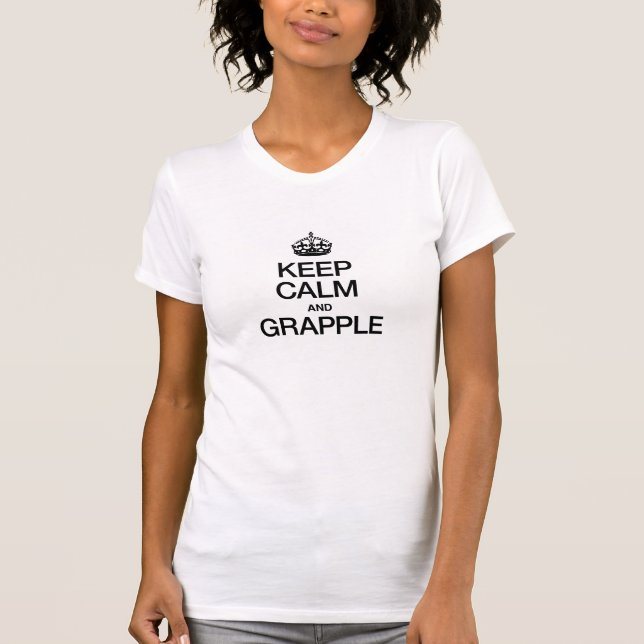 T-SHIRT GARDER CALME ET GRAPPES (Devant)