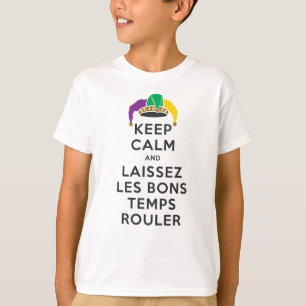 T-shirt GARDER CALME et LAISSEZ LES BONS TEMPS ROULER