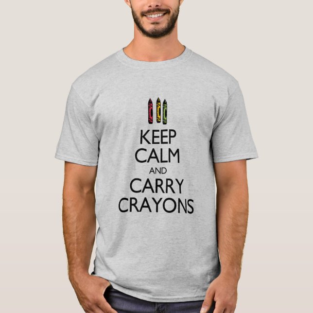 T-shirt Garder calme et porter des rayons (Devant)