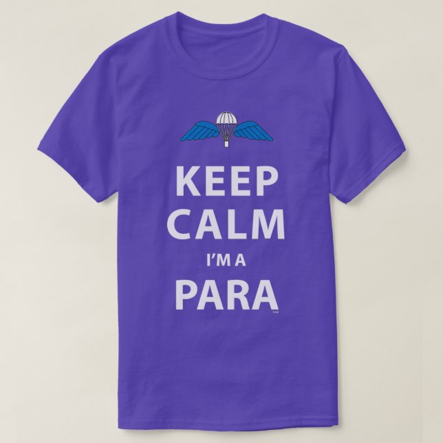 T-SHIRT GARDER CALME IM A PARA (Design devant)