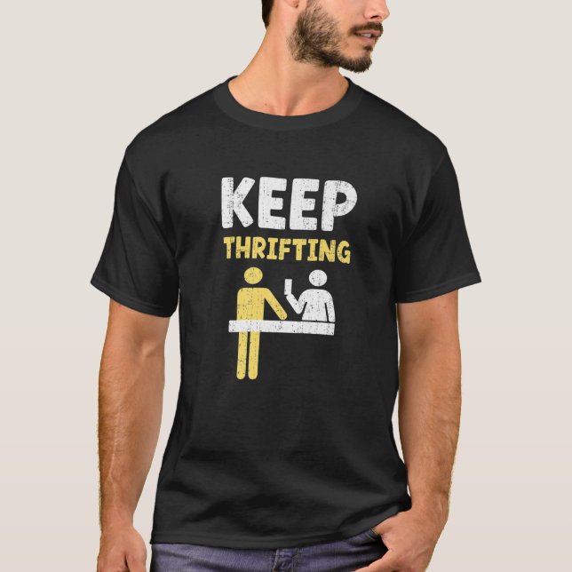 T-shirt Garder Éclairage Drôle Éthrift Dit Chasseur De Nég (Devant)