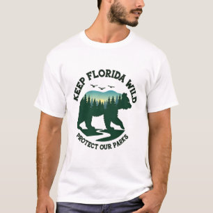 T-shirt Garder Floride Wild Protéger nos parcs Forêt d'our