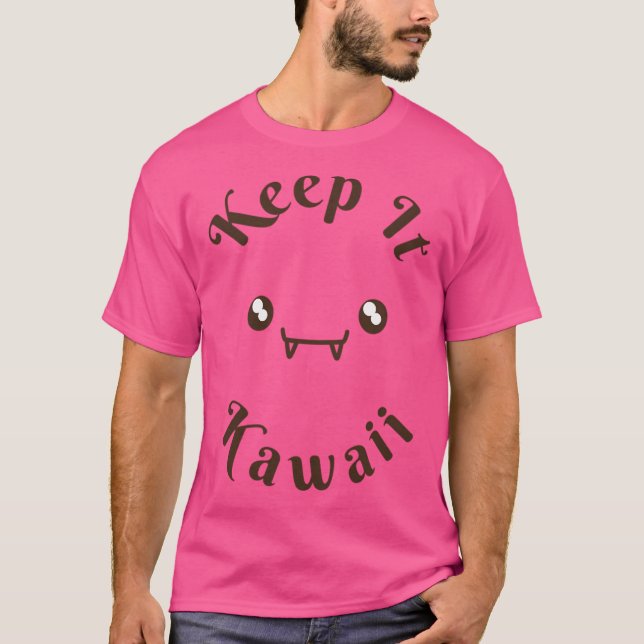 T-shirt Garder Kawaii Vampire Emoji (Devant)