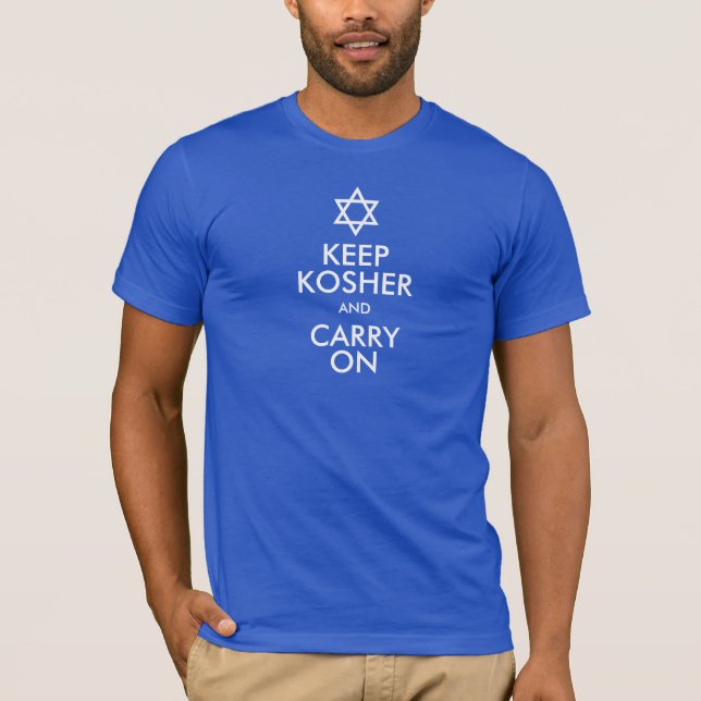 T-shirt Garder Kosher et continuer (Devant)