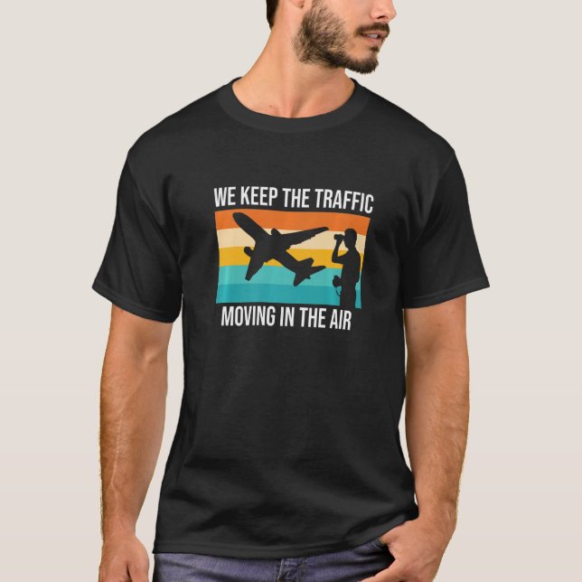T-shirt Garder la circulation fluide Contrôleur de la circ (Devant)