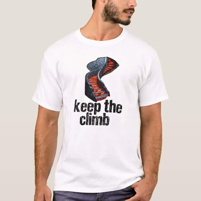 T-shirt Garder la montée (Devant)