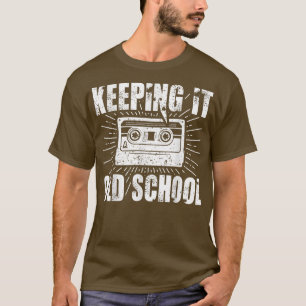 T-shirt Garder la musique ancienne école, Hip hop de bande