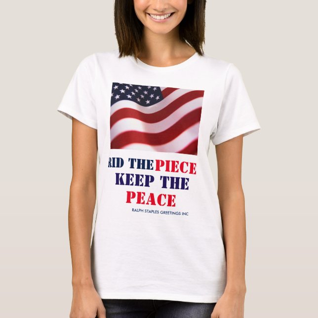 T-SHIRT GARDER LA PAIX (Devant)