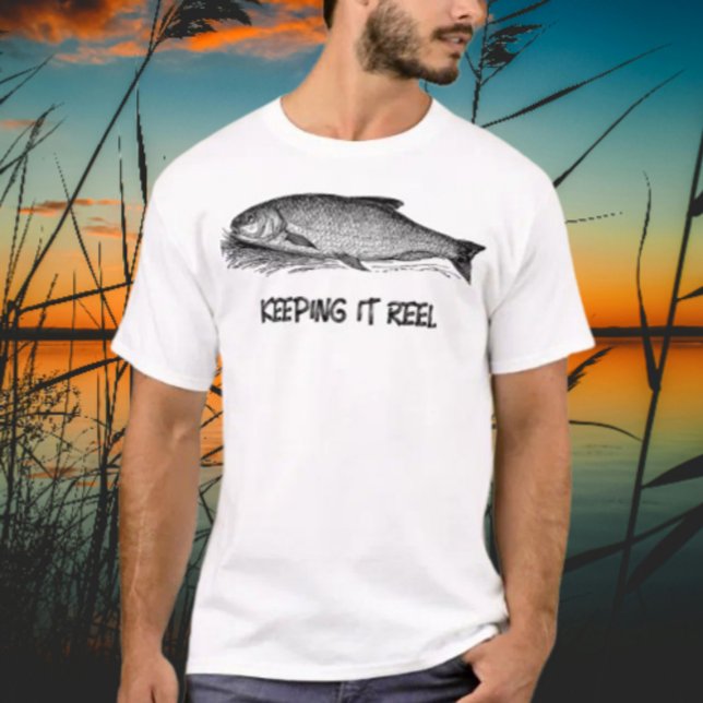 T-shirt Garder la pêche (Créateur téléchargé)
