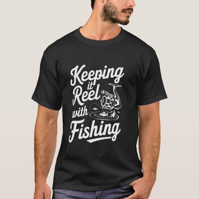T-shirt Garder la pêche bien réelle (Devant)