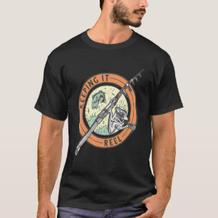 T-shirt Garder la pêche  Papa pêcheur