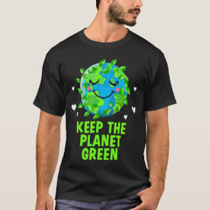T-shirt Garder la planète écologie verte Arbres Écosystème