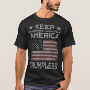 T-shirt Garder l'Amérique sans Trump - Ame anti-Trump en d