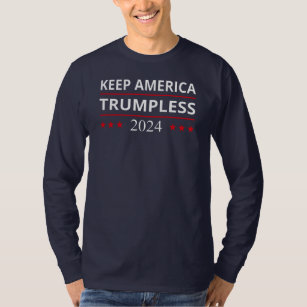 T-shirt Garder l'Amérique sans Trump VII