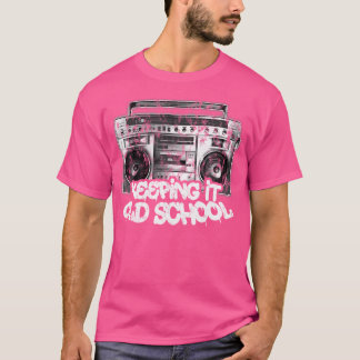 T-shirt Garder l'ancienne école - Graffiti de boîte de dém