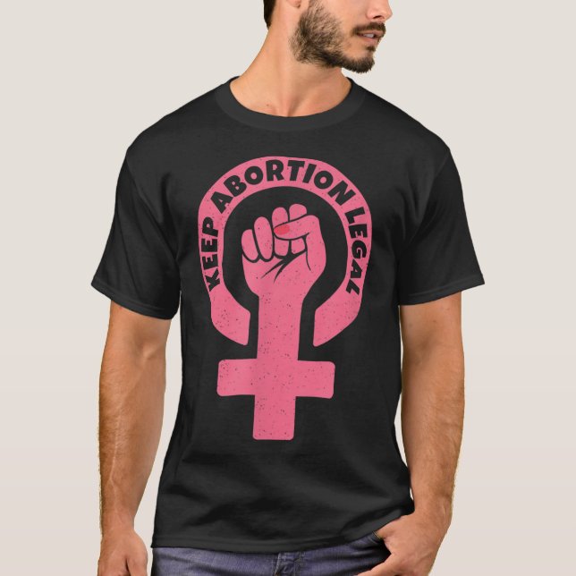 T-shirt Garder l'avortement légal Pro-choix féministe (Devant)