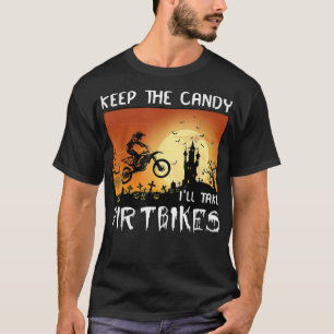 T-shirt garder le bonbon prendre des motos drôles t pour h