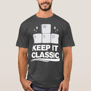 T-shirt Garder le contrôle des déchets des jeux vidéo clas