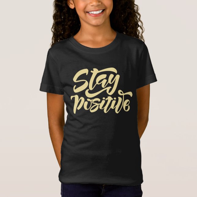 T-Shirt Garder le jaune positif (Devant)