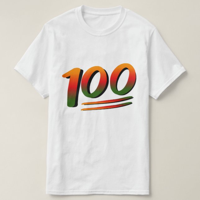 T-shirt Garder le Juneteenth 100 (Design devant)