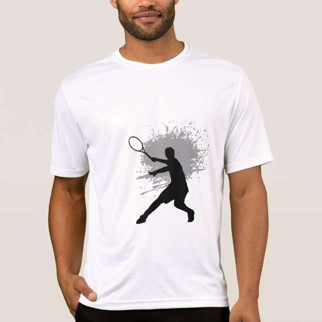T-shirt Garder le maillot de tennis sec pour les hommes (Devant)