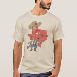 T-shirt Garder le Texas Red Vintage détendu