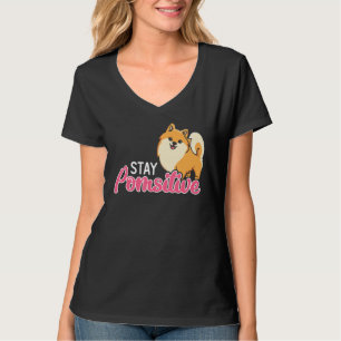 T-shirt Garder Pomeranian Pommy Pom Puppy Allemand S