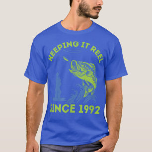 T-shirt Garder sa bobine depuis 1992 Pêche amusante