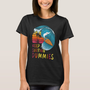 T-shirt Garder Surfing Dummies Requins Surfs Hommes Femmes