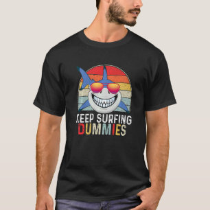 T-shirt Garder Surfing Dummies Retro Vintage Surfing Scary