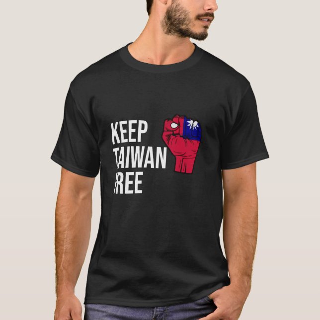T-shirt Garder Taïwan libre (Devant)