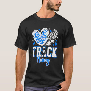T-shirt Garder Trace Coeur Grand-mère Nourrice D'un Athlèt