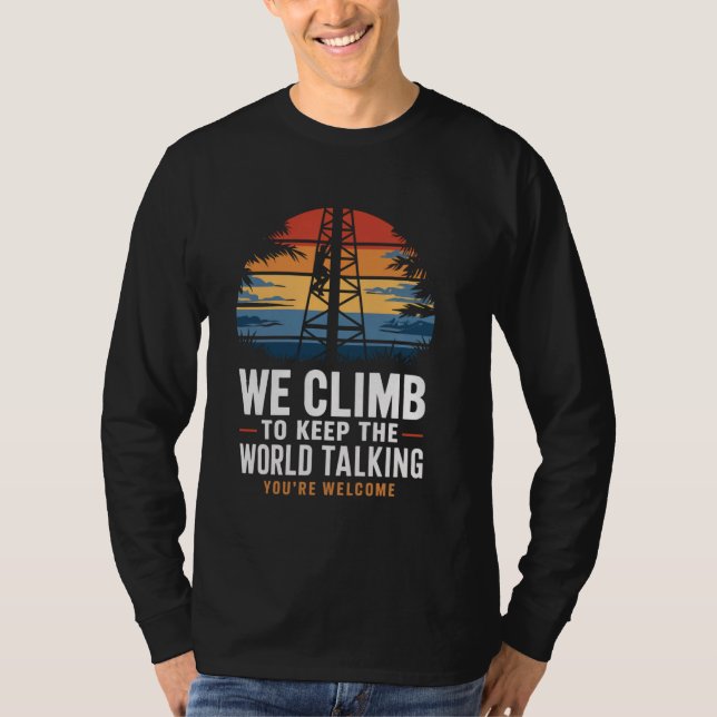 T-shirt Garder World Taleman Tech Cell Climber (Devant)