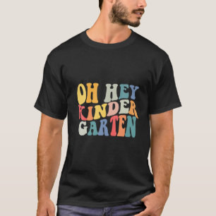 T-shirt Gardergarten De Retour À L'École Pour Les Enseigna