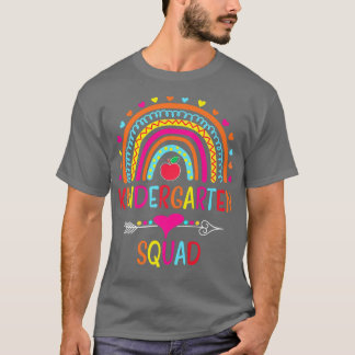 T-shirt Gardergarten Squad enseignant étudiant Rainbow Der