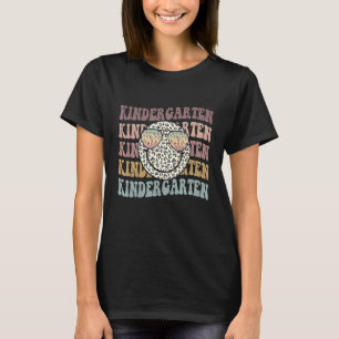 T-shirt Gardergarten super Smile Face Retro Enseignants Re